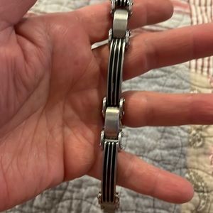 Mens heavy stainless steel bracelet